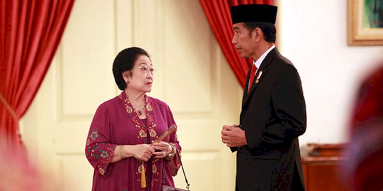 Joko Widodo dengan Megawati Soekarnoputri/Net