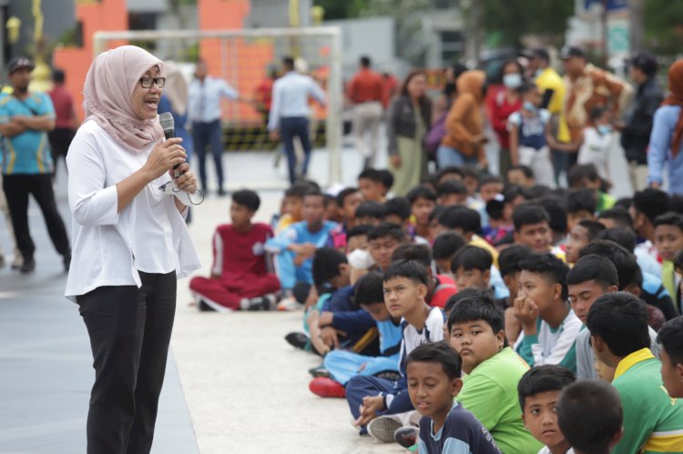 Coaching clinic hingga fun games di Alun-Alun Surabaya/ist