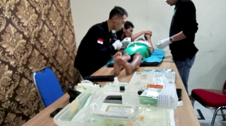 Foto : Suasana Khitanan Massal PWI bersama Polres Bondowoso/RMOLJatim