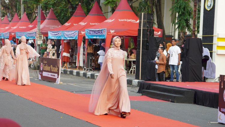 Ramadan Festival Parade di depan Pendopo Lokatantra Kabupaten Lamongan/Ist