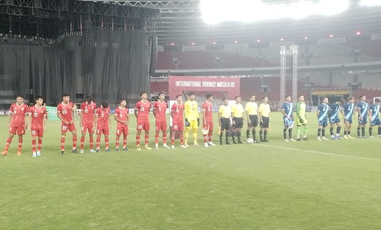 Timnas U20 saat bermain di Senayan GBK Jakarta/Ist