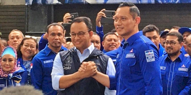 Anies Baswedan dan Ketum Demokrat Agus Harimurti Yudhoyono (AHY)/Net