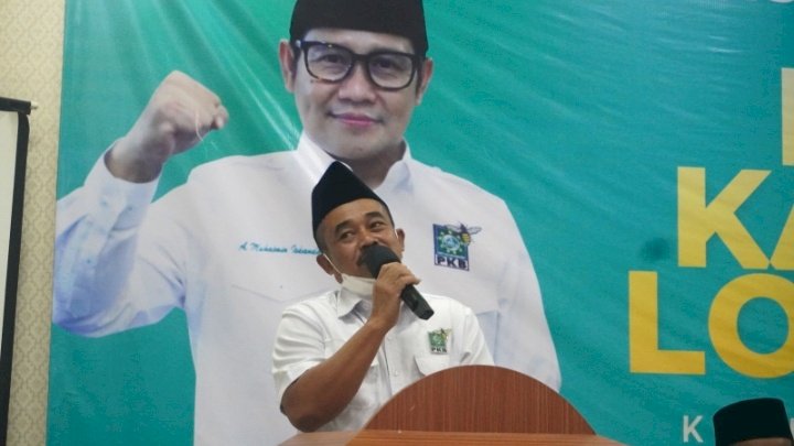 Keterangan foto: Sekretaris PKB Blirae Muhammad Rifai  saat memberikan sambutan dalam suatu acara/ ist
