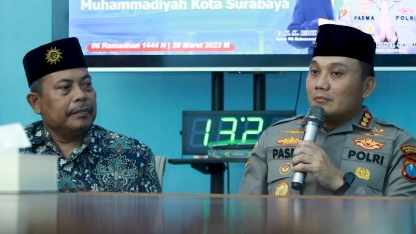 Kunjungan Kapolrestabes Surabaya ke Muhammadiyah Surabaya 