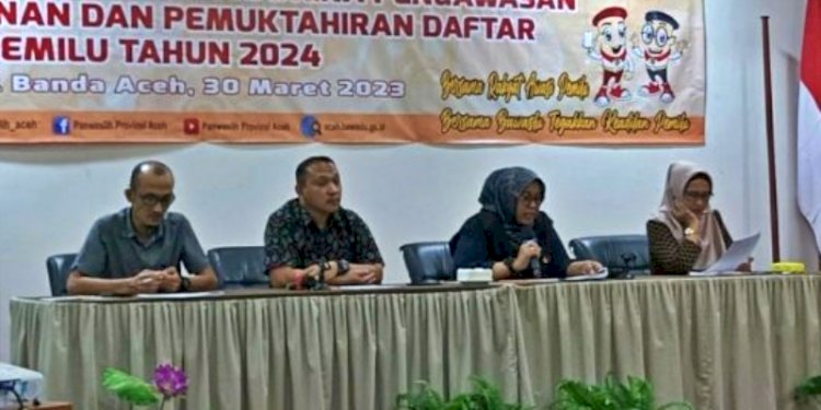 Komisioner Panwaslih Aceh memaparkan jumlah temuan pemilih yang Tidak Memenuhi Syarat (TMS)/RMOLAceh