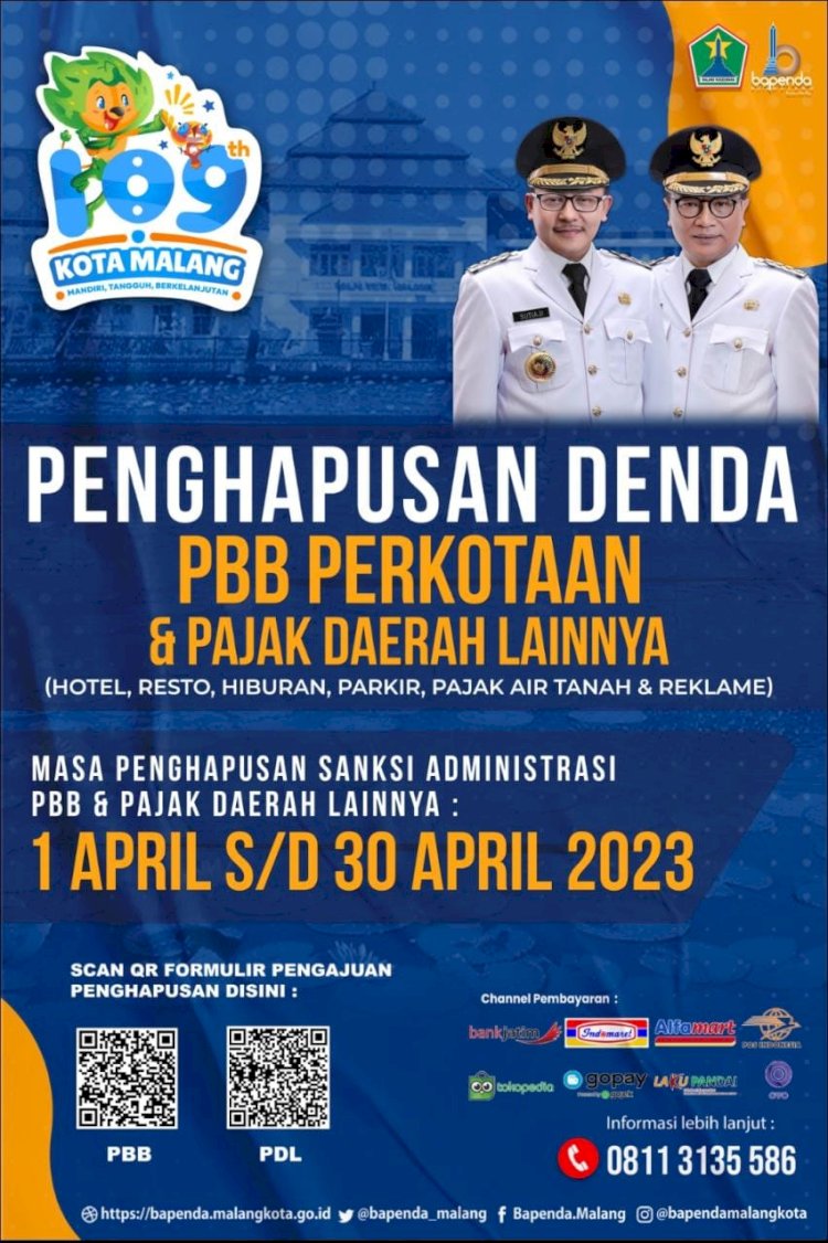 Poster Program Penghapusan Sanksi Administrasi Pajak Daerah/Ist