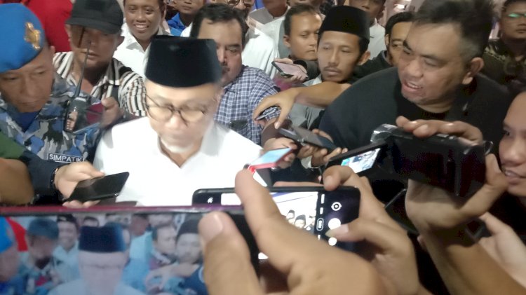 Zulkifli Hasan saat di Kantor PAN Jatim/ RMOLJatim