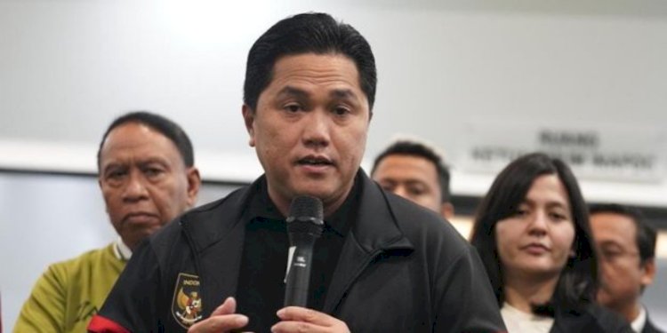 Ketua Umum Persatuan Sepak Bola Seluruh Indonesia (PSSI), Erick Thohir/Net