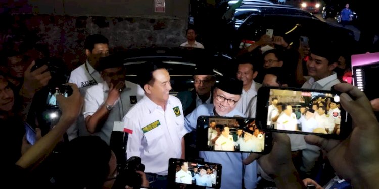 Ketua Umum DPP PBB Yusril Ihza Mahendra saat berkunjung ke DPP PAN/RMOL