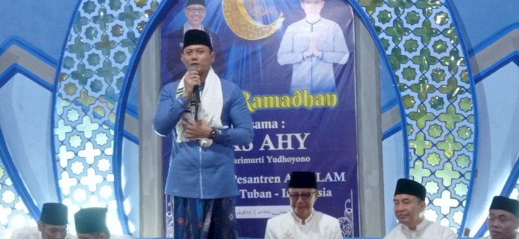 Safari Ramadhan Ketua Umum Partai Demokrat Agus Harimurti Yudhoyono/RMOLJatim