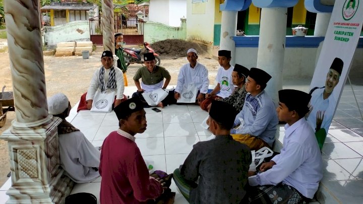 Silaturahmi para santri 