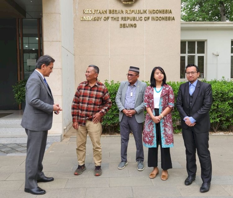 Dahlan Iskan di Kedubes Indonesia di Beijing, Tiongkok/Disway