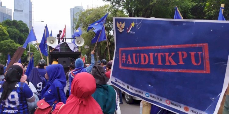 Prima menggelar protes terhadap KPU/RMOL