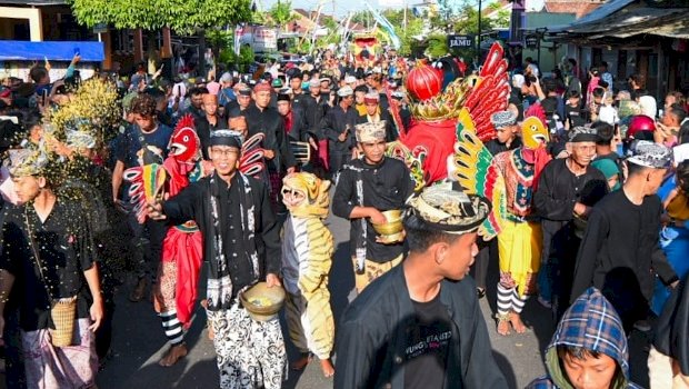 Barong Ider Bumi berlangsung meriah/Humas Pemkab Bwi