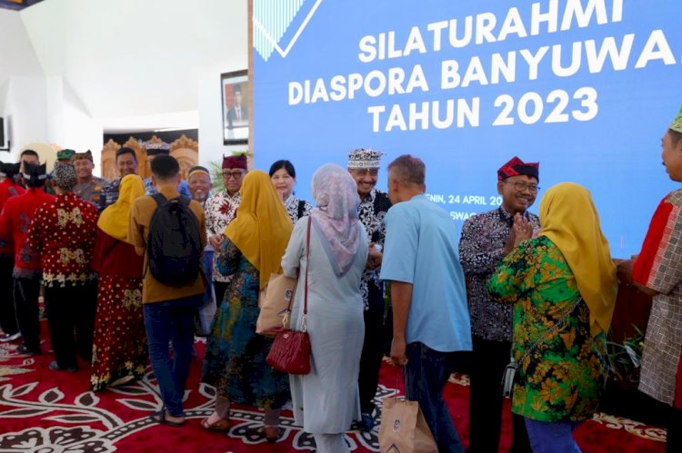 Diaspora Banyuwangi yang jadi ajang bertemunya para perantau kembali digelar di Pendopo Sabha Swagata Blambangan/Humas Pemkab Bwi