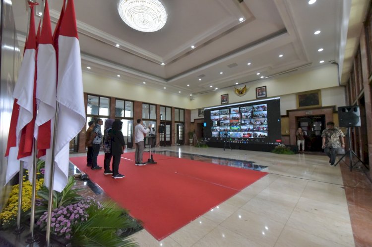 Wali Kota Eri Silaturahmi virtual dengan Seluruh ASN dan Tenaga Kontrak/RMOLJatim