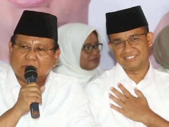 Prabowo dan Anies Baswedan/ net