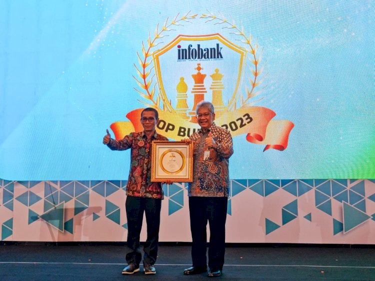 bank bjb Raih Predikat Top BUMD 2023 dari Infobank./ist.