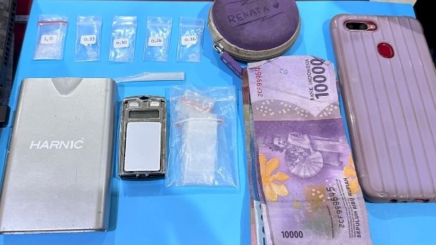 Barang bukti yang diamankan 