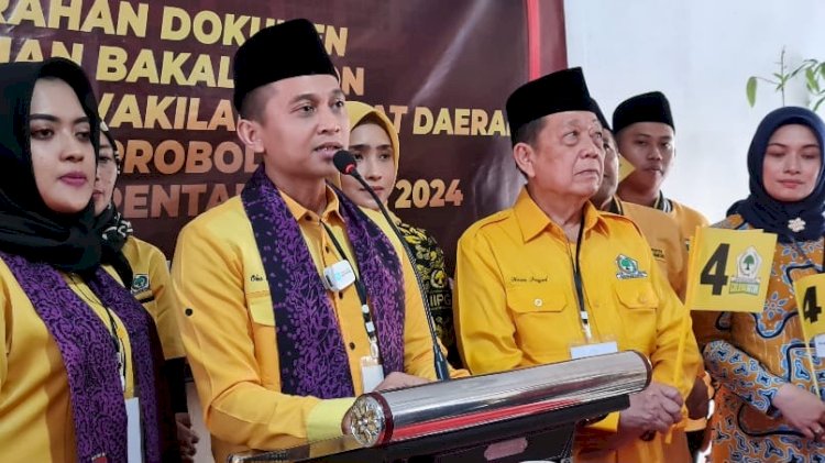 Suasana Konferensi Pers Golkar Kabupaten Probolinggo/RMOLJatim 