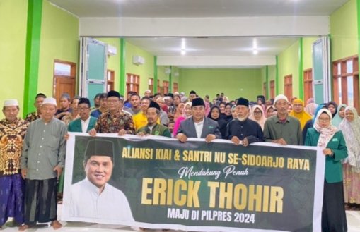 Kiai Santri Sidoarjo deklarasi dukung Erick Thohir/RMOLJatim