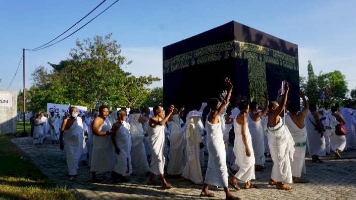 Foto : Pemantapan bimbingan manasik  calon Jamaah Haji (CJH) kabupaten Tuban 