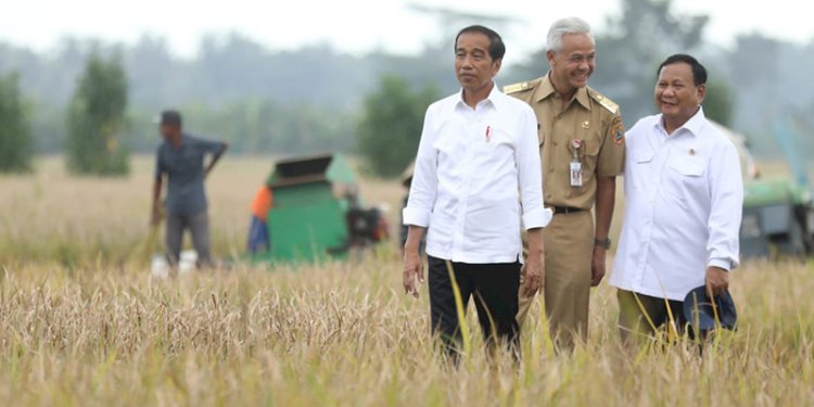 Joko Widodo, Prabowo Subianto, dan Ganjar Pranowo/Ist