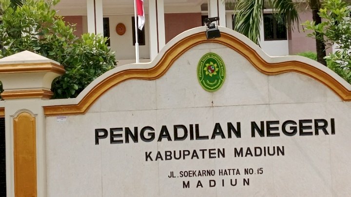 Keterangan foto : Pengadilan Negeri kabupaten Madiun/RMOLJATIM.