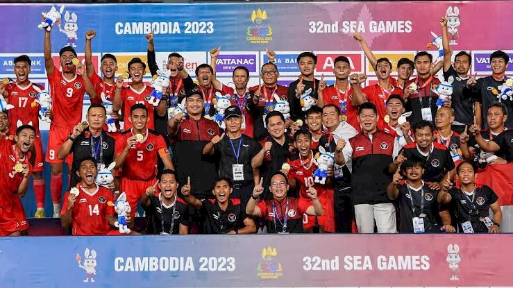 Timnas sepakbola Indonesia sabet medali emas di SEA Games 2023/Ist 