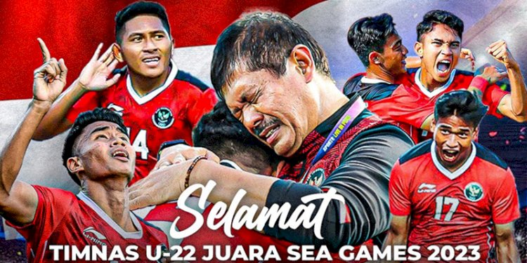 Timnas U-22 berhasil membawa emas pada SEA Games cabang olahraga sepak bola/Net