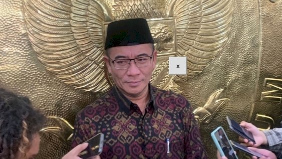 Ketua KPU RI Hasyim Asyari kepada wartawan di Gedung KPU RI/RMOL