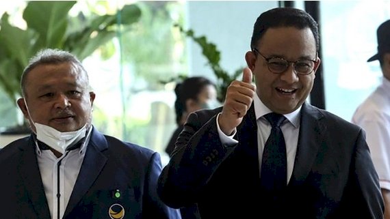 Anies Baswedan saat hadiri deklarasi dirinya jado Capres Partai Nasdem/Ist