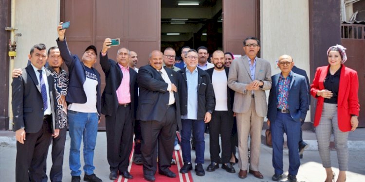 Menteri Perdagangan Zulkifli Hasan saat menutup rangkaian kunjungan kerjanya dengan mengunjungi perusahaan importir kopi dari Mesir, Zahret El Bon El Brazili Co/Ist