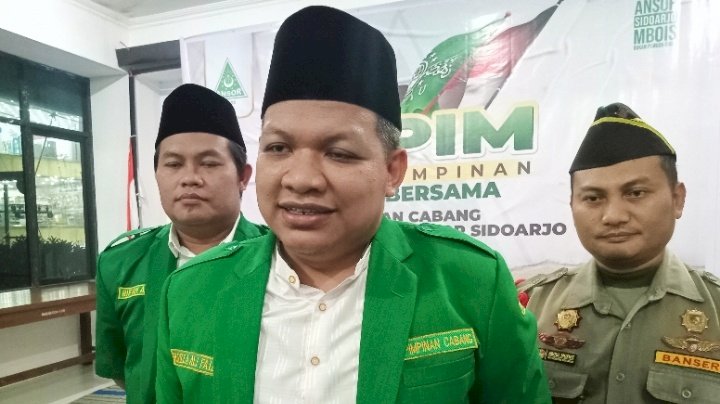 Keterangan Foto : H. Rizza Ali Faizin Ketua PC GP Ansor Sidoarjo 