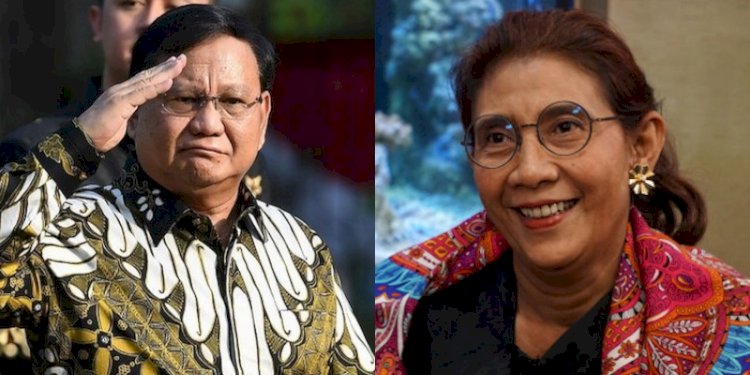 Prabowo Subianto dan Susi Pudjiastuti/Net