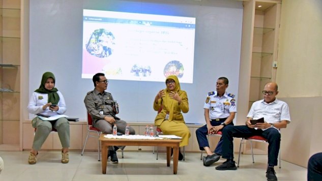 Teks foto: Konferensi pers Surabaya Vaganza di eks Gedung Bagian Humas Pemkot/RMOLJatim