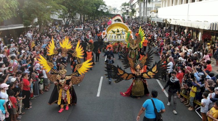 Surabaya Vaganza atau Parade Bunga dan Budaya tahun 2022/RMOLJatim