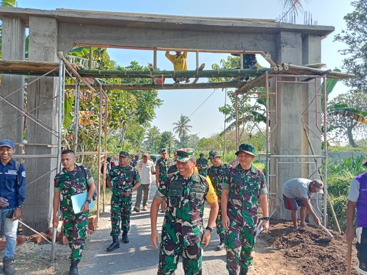 Kunjungan dari Mabes TNI AD untuk TMMD di Bondowoso/RMOLJatim 