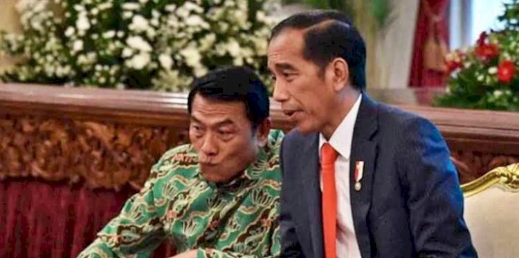 Moeldoko dan Presiden Joko Widodo/Net