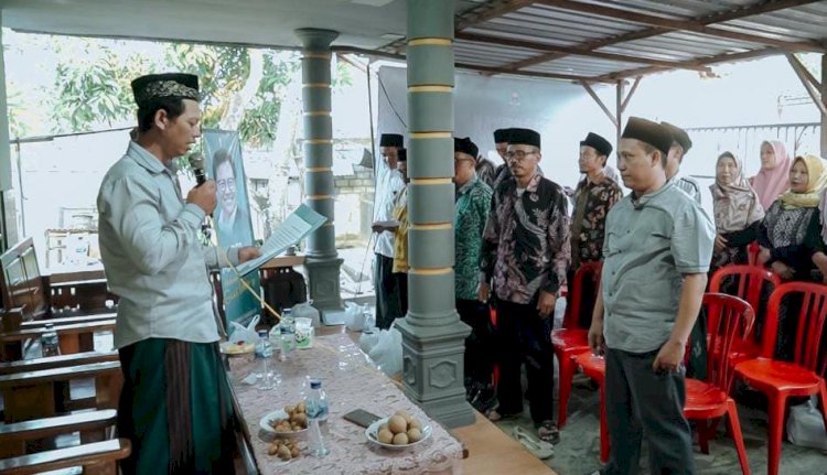 Guru ngaji di Tuban ketika ikrar deklarasi dukung Gus Muhaimin maju Capres 2023/Ist