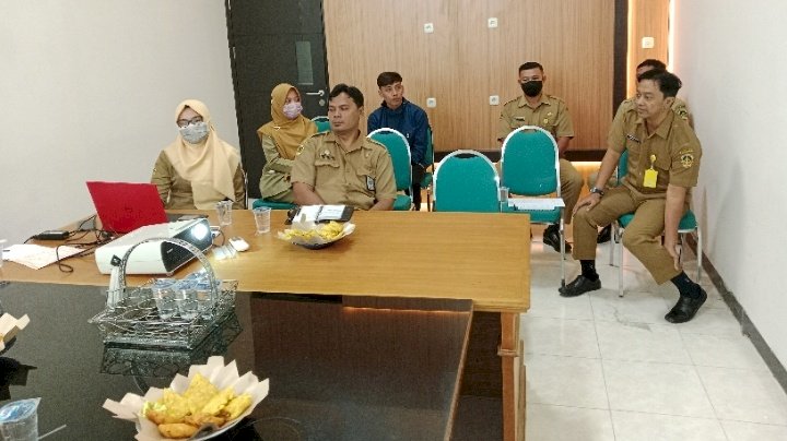 Keterangan foto : Bapenda kabupaten Madiun sedang mempersiapkan kegiatan pemutakhiran data PBB P2 tahun 2023/RMOLJatim