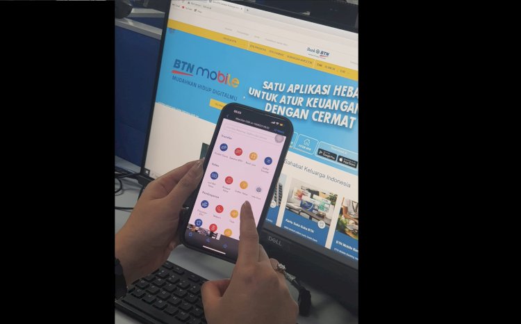 Tampilan BTN Mobile terbaru./Ist.