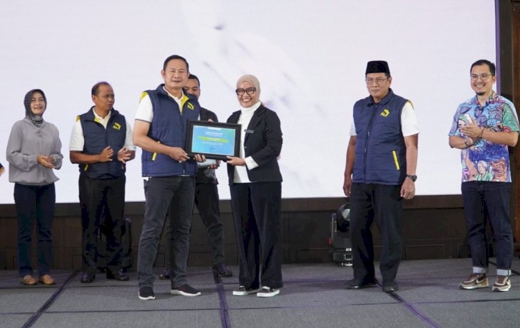 Bupati Lamongan Yuhronur Efendi saat penutupan Megpreneur Batch 2/RMOLJatim