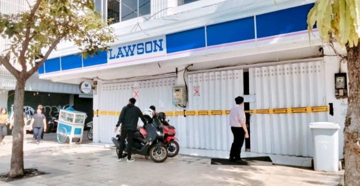 Cafe Lawson Embong Malang Disegel/RMOLJatim
