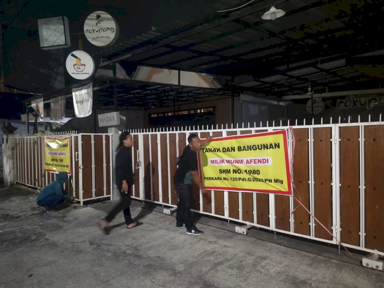 Rumah di Jl Mayjen Panjaitan No 83 Kota Malang yang telah dibeli Munif Afendi dari pemilik sebelumnya/ist