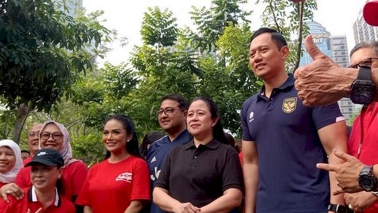 Pertemuan Puan dan AHY 