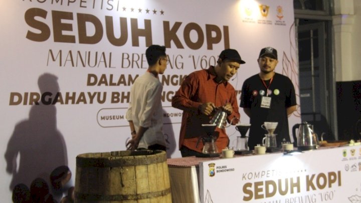 Foto : Kompetisi Seduh Kopi di Bondowoso/ist