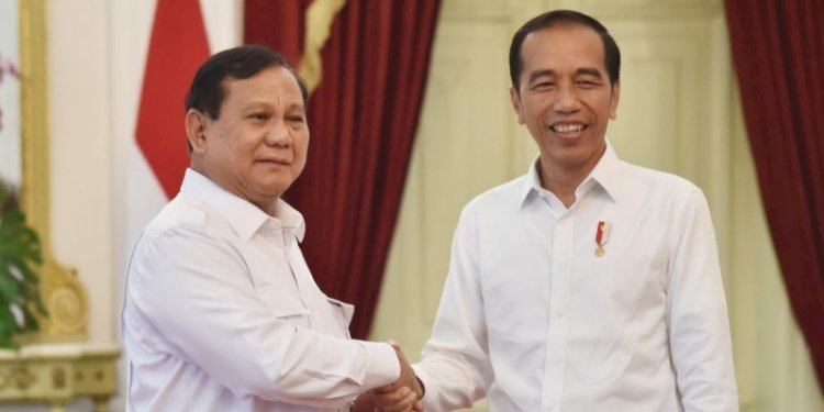 Presiden Joko Widodo dan Menteri Pertahanan Prabowo Subianto/Net