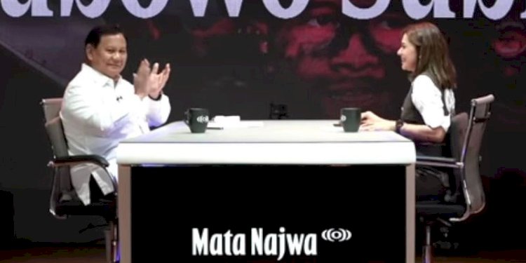  Prabowo Subianto dan Najwa Shihab/Ist