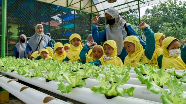 Teks foto: Mini Agrowisata DKPP Kota Surabaya/ist